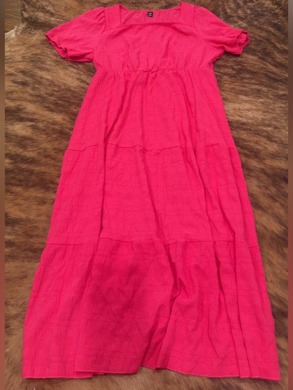 SHEIN Hot Pink Maxi Dress